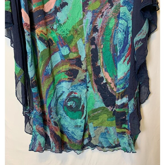 Mado et Les Autres dress (size small) ART YOU WEAR French design on mesh BOHO - Picture 13 of 14